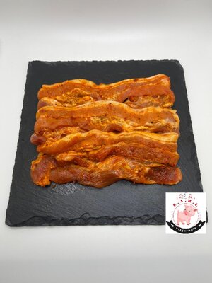 Poitrine de porc sauce mexicaine