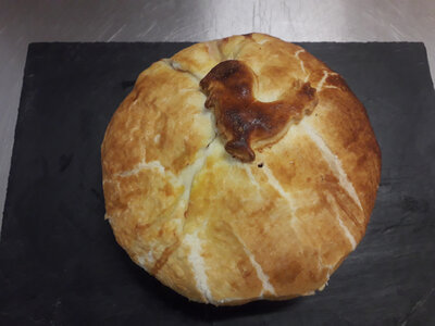 Tourte de poulet au riesling