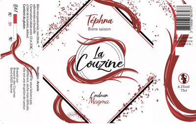 La couzine téphra, 75cl