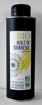 Huile de tournesol bio