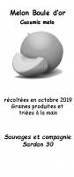 Graines de melon boule d'or