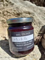 Confiture au miel et myrtilles