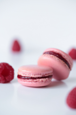 Macaron framboise meeker x3