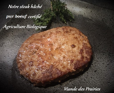 Steak hache surgelé bio