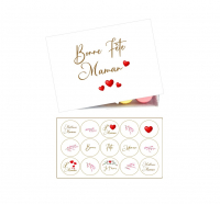 Coffret fête des mères x15 personnalisés