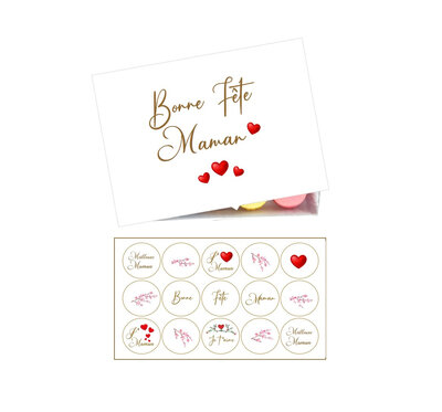 Coffret fête des mères x35 personnalisés