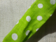Bandeau vert à pois blanc - image 2