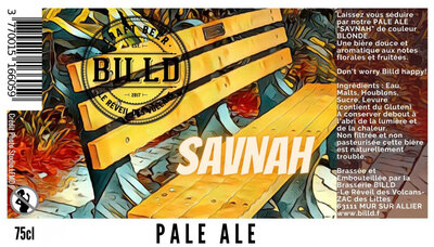 75cl pale ale savnah (blonde)