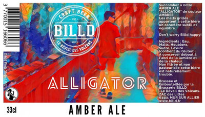 33cl amber ale alligator (ambrée)