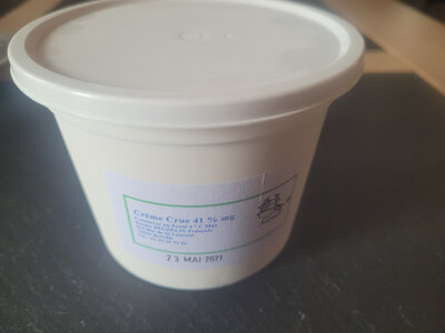 Crème crue fermière