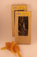 Tablette chocolat noir et orange confite