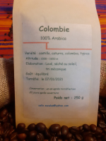 Café 100% arabica colombia moulu.