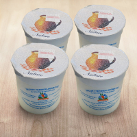 4 yaourts brassés nature