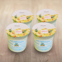 4 yaourts brassés poire