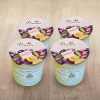 4 yaourts brassés au pruneau