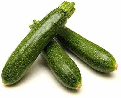 Courgette longue verte et jaune