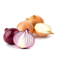 Mélange oignons rouges et jaunes