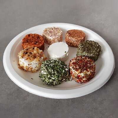 Assiette de dégustation chèvre 8 saveurs