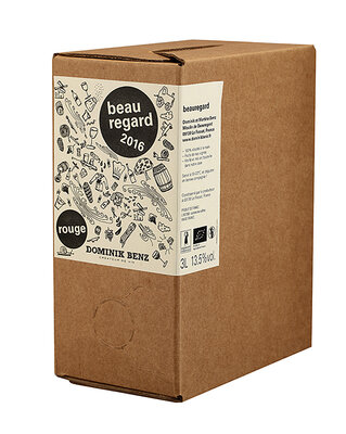 Bib 3 litres beau regard rouge