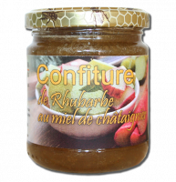 Confiture de rhubarbe au miel de châtaignier