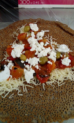 Galette ratatouille feta olives