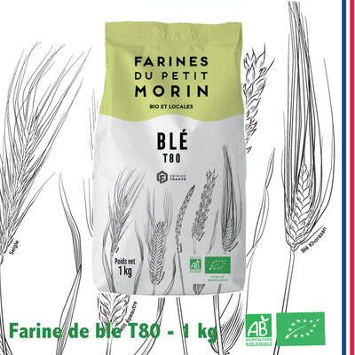 Farine du petit morin t80 bio