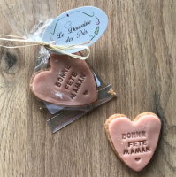 Cœur sablé 'bonne fête maman'