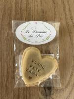 Cœur sablé 'bonne fête maman'