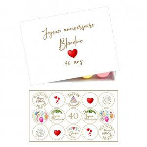 Coffret Anniversaire X35 Personnalises 1 U Les Prodigieux Locavor Fr