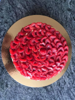 Tarte aux framboises 6 personnes