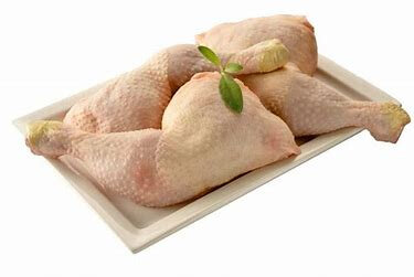 Cuisse de poulet crue