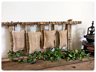 Eponge bi-face en toile de jute
