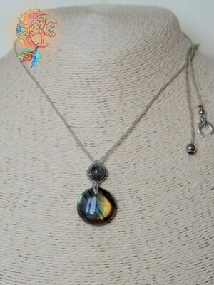 Pendentif labradorite