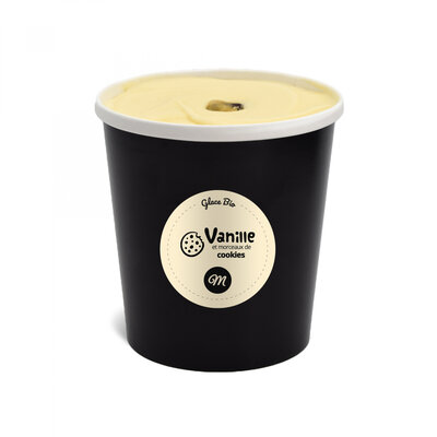 Glace vanille cookies