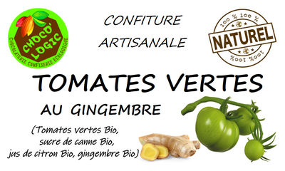 Confiture tomates vertes au gingembre