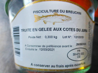 Truite en gelée