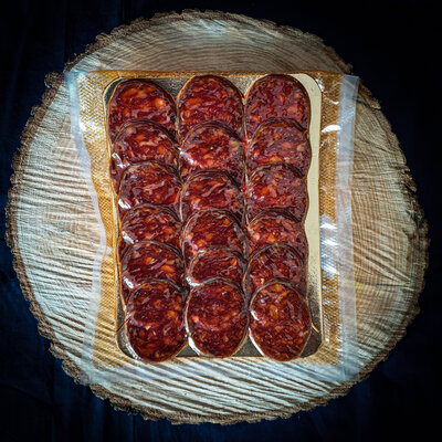 Chorizo fermier de leon (tranches)