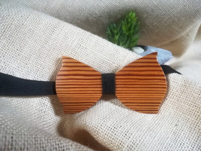 Nœud papillon bois de pitchpin