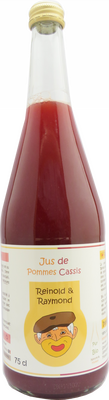 Jus de pommes-cassis bio 75cl