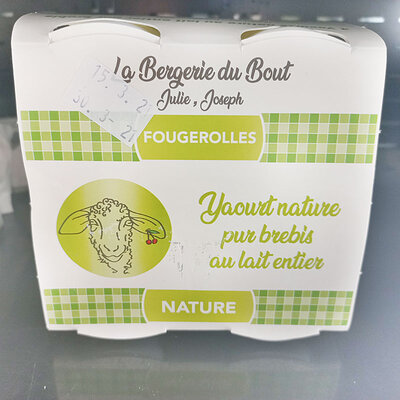 4 yaourts (brebis) nature