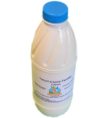 Yaourt à boire format familial - citron