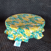 Charlotte à plats 'feuilles vert/jaune'