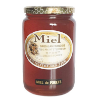 Miel de forêt, pot en verre