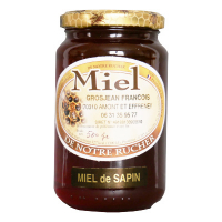 Miel de sapin, pot en verre