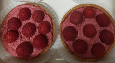 Tartelette mousse framboise
