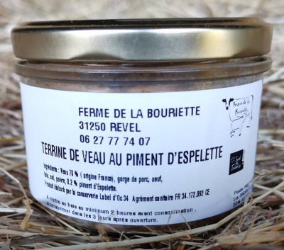 Terrine de veau aux noix