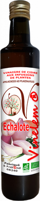 Vinaigre de cidre aux plantes - échalote 500