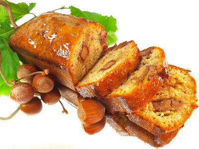 Cake aux noisettes et gianduja