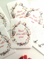 Carte 'merci pour cette année' couronne