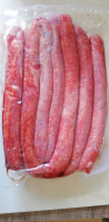 Saucisses de bœuf au piment d'espelette